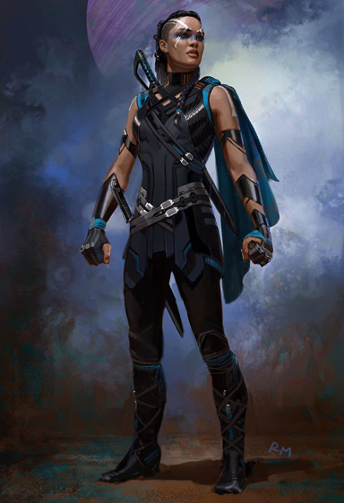 valkyriesbrunnhildes: Valkyrie concept art for Thor: Ragnarok by Ryan Meinerding