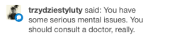 HAAAAAAAHello everyone, this is how I am treated when addressing the misogyny I experience on a regular basis from being out alone in public, from men.Thank you, man.Oh man, thank you.I’m going to see a doctor right fucking now.My entire life has changed