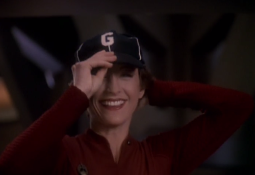 edictalis:SISKO WHY DO YOU HAVE A DESK DRAWER FULL OF EMERGENCY BASEBALL CAPS PERFECTLY SIZED TO EVE