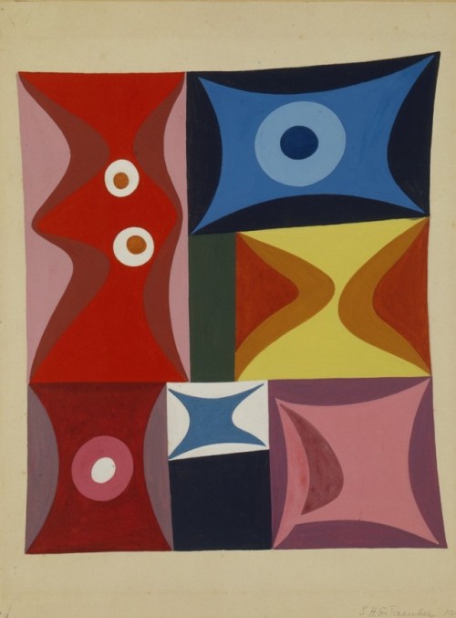 lawrenceleemagnuson: Sophie Taeuber-Arp (Swiss 1889-1943)Elementary Forms in a Vertical-Horizontal C