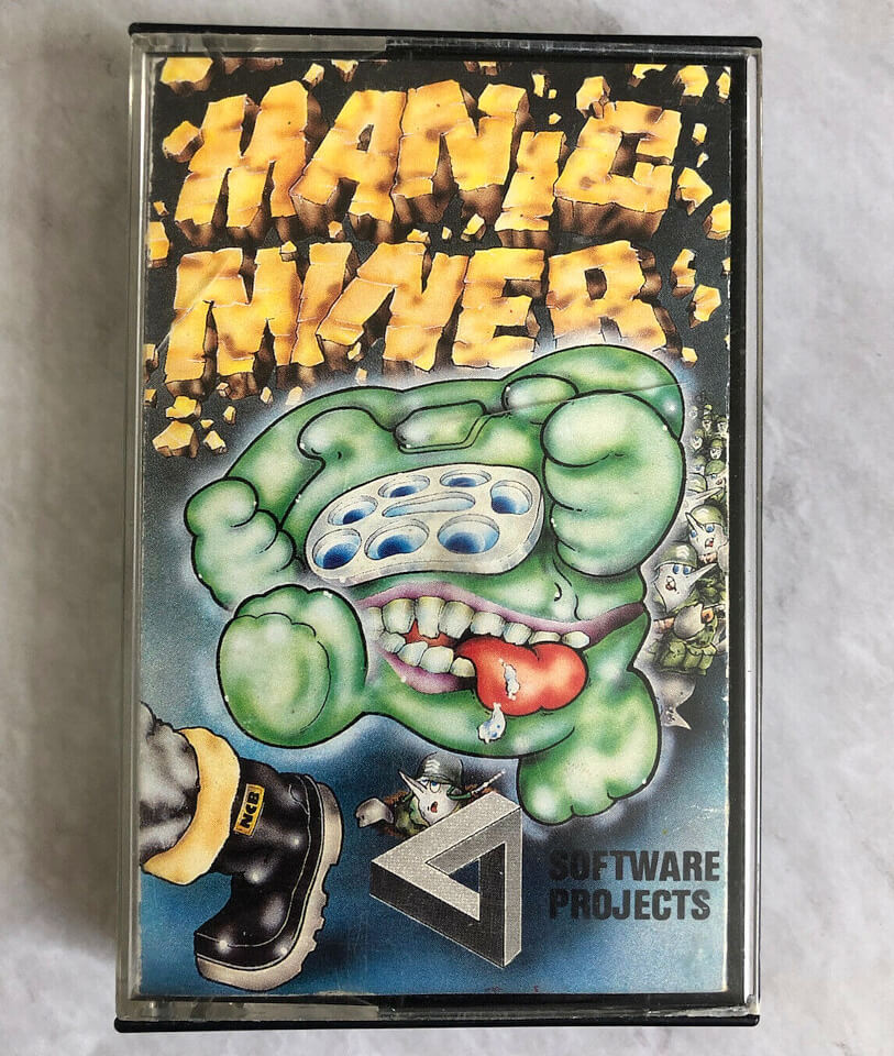 <p>Manic Miner (Software Projects) cassette for ZX Spectrum. This was released after the Bug Byte version in 1983</p>