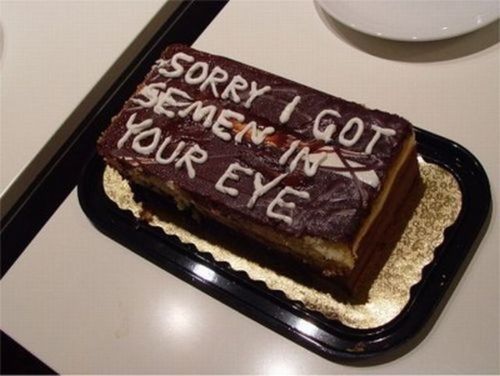 askmetalheadtheponi:  here, to say sorry i baked you this cake 