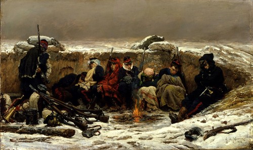 Alphonse de Neuville - In the trenches - 1874