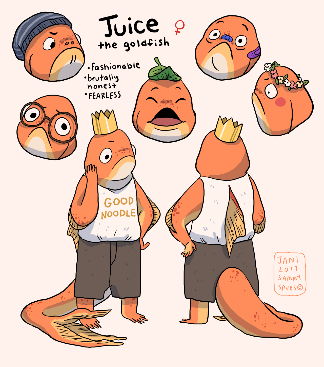 hamotzi: some fishy character designs! 