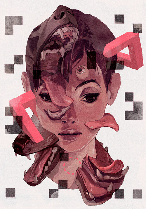 doloresdepalabra:   “My name is Sachin Teng. I’m an artist living and working in New York City. I attended Pratt Institute for my BFA in Communication Design with a focus in Illustration. Though I’m an illustrator I think more like a designer.