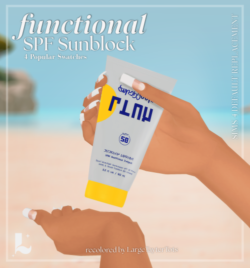 Functional SPF Sunblockby LargeTayterTots