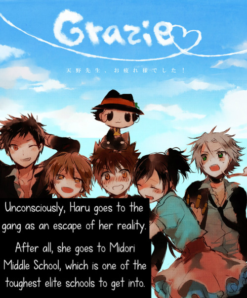 Unconsciously, Haru Goes To The Gang As An Escape Of Her Reality.