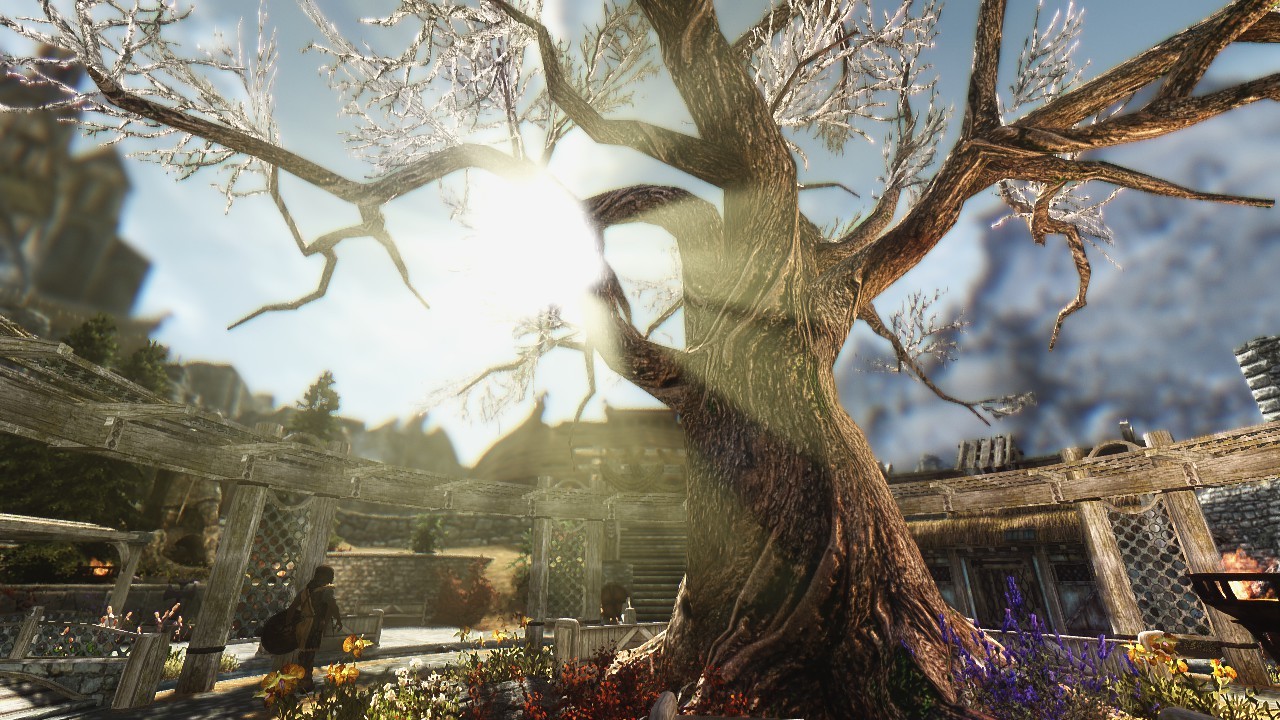 scrollsofnirn:  JK’s Whiterun with RealVision Enb + Volunruud main chamber gate