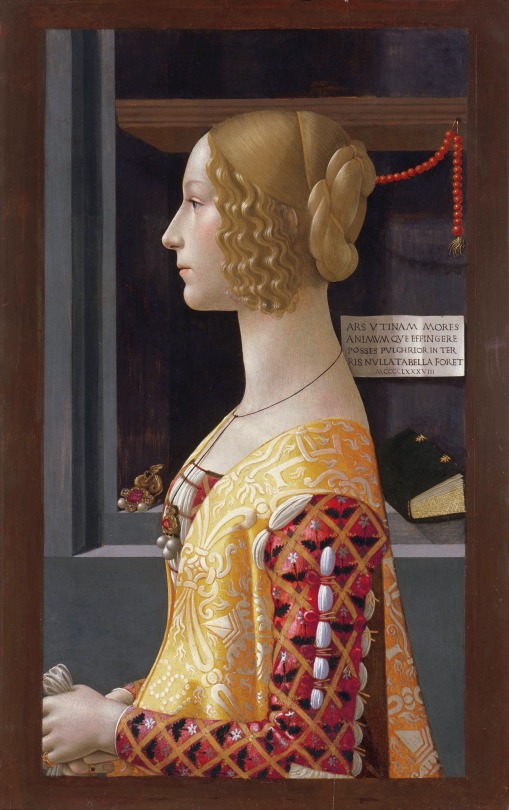 m1male2:One of the most beautiful paintings in the History of Art: “Portrait of Giovanna Tornabuoni” (1489) by the Italian Renaissance painter Domenico Ghirlandaio (1448-1494) you can see it in the #Thyssen Museum in Madrid, Spain