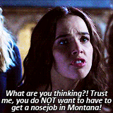 halsteadss:  Kirova: “Rose Hathaway is wild, dangerous…” Dimitri: “Insubordinate,