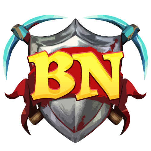 Created a logo for a friend’s Minecraft server, the Basic Network (BN).