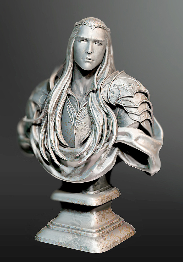 leepacejustawesome3:  helenashin:Hello Evryone !! :)This is Thranduil 3D Bust and my