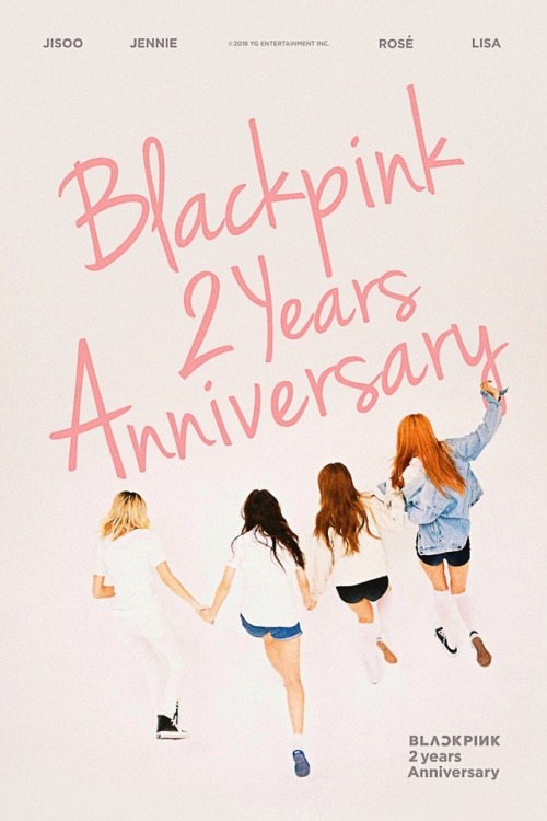 jenniekofficial:#BLACK2THEPINK #2YearsWithBLACKPINK!