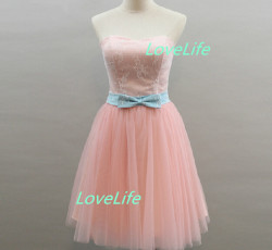 Pink prom dress