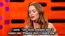 sorry-no-more-no-less: Emily Blunt explains how she still occasionally stutters, sometimes at the worst moments. (x)