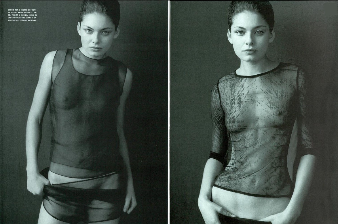 vodis:  The Subject is Black | Alexa Davalos by Peter Lindbergh 
