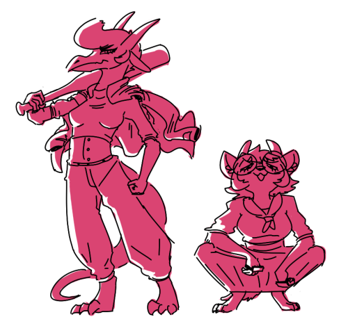 nobby-art: @the-entire-furry-fandom control your delinquents GET A LOAD OF THESE TWO SCANDALOUS BRAT