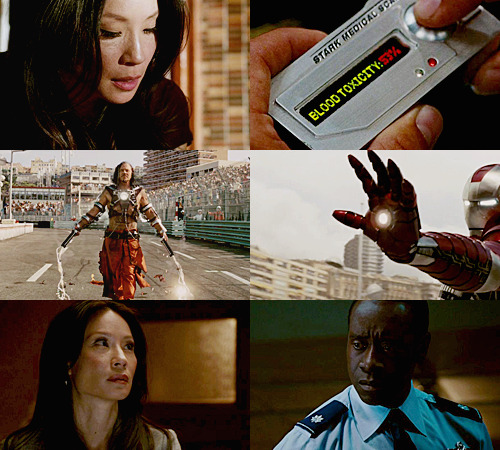 bartonsnethers:   Lucy Liu in the Iron Woman film trilogy The hero you call Iron