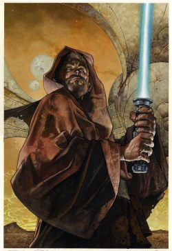 bear1na:  Star Wars #7 variant cover - Obi