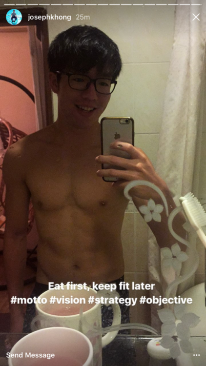 hornysgboi: xavroyel: Joseph Khong (@josephkhong) a rich twink NTU student! Rich twink - totally. Sh