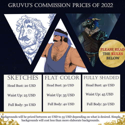 gruvu: Sparkling new 2022 commission RulesIf you do not respect these rules, I will decline to do th