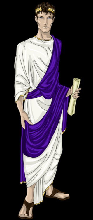 otorno: So, we have a Roman politician, pose based on a statue of Julius Caesar. © 2012 Antonia Alks