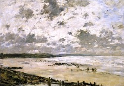 snowce:  Eugène-Louis Boudin, The Beach,