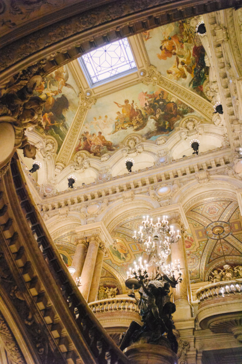 rococophile:The Palais Opéra Garnier Located in Paris, France.