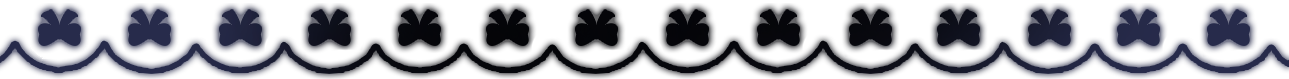 black and blue gradient curved line border with bows details 2