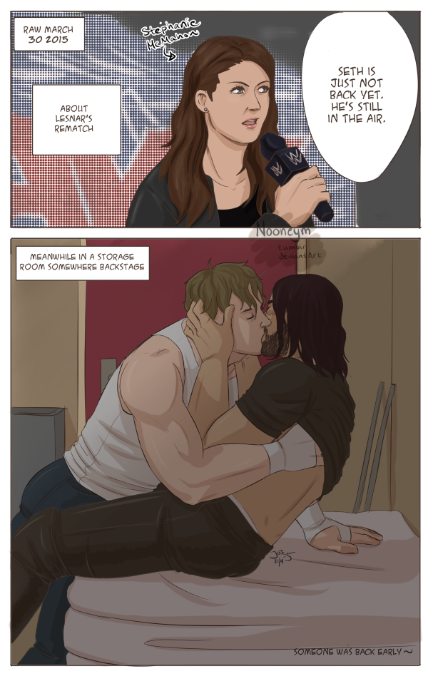 Stephanie Mcmahon Porn Comic - Team Ambrollins~ â€” â€œSeth's Absenceâ€ Stephanie McMahon, Dean Ambrose...