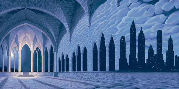 reclucy:   Artist Rob Gonsalves was born in Toronto, Canada in 1959. During his childhood,