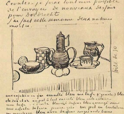 vincentvangogh-art: Still Life with Coffee Pot, 1888 Vincent van Gogh