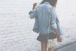 iadorefashionn:  Denim Shirt