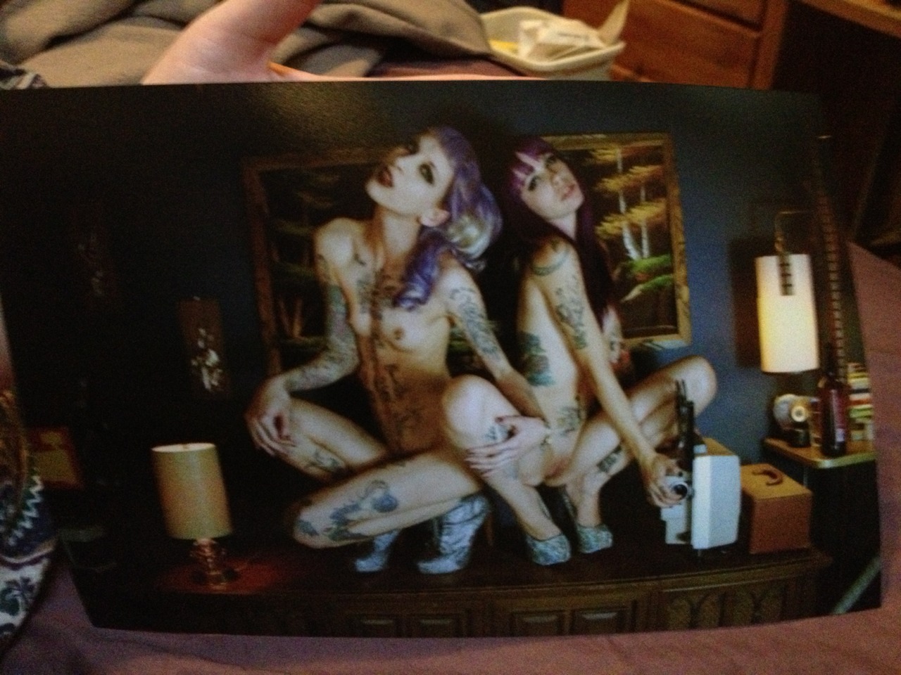 samguss:  A horrible cell phone photo of an 8x12 print for sale. $25 (shipping included