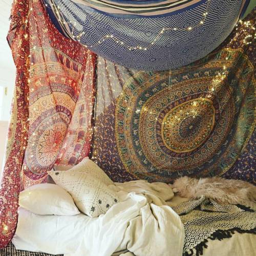 bvddhist:desertwandererdesgins:Fort goals ✨#bohobedroom #decor #bohodecor #gypsy #hippie #freepeople