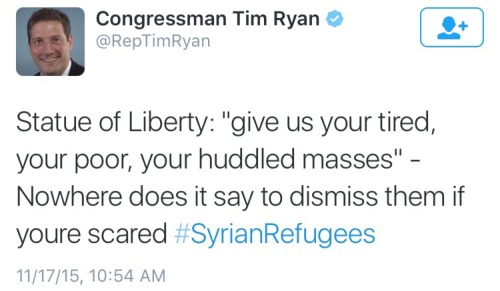 neongenesisevangaylion:  thefairestof-theseasons:  futuremrsknow-it-all:  krxs10:  krxs10:  More Than Half the Nation’s Governors Say Syrian refugees Not Welcome In 27 U.S. States More than half the nation’s governors – 27 states – say they oppose