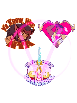 Some She-Ra Sticker Ideas I Was Thinking About Doing For The Ontario Comic Con In