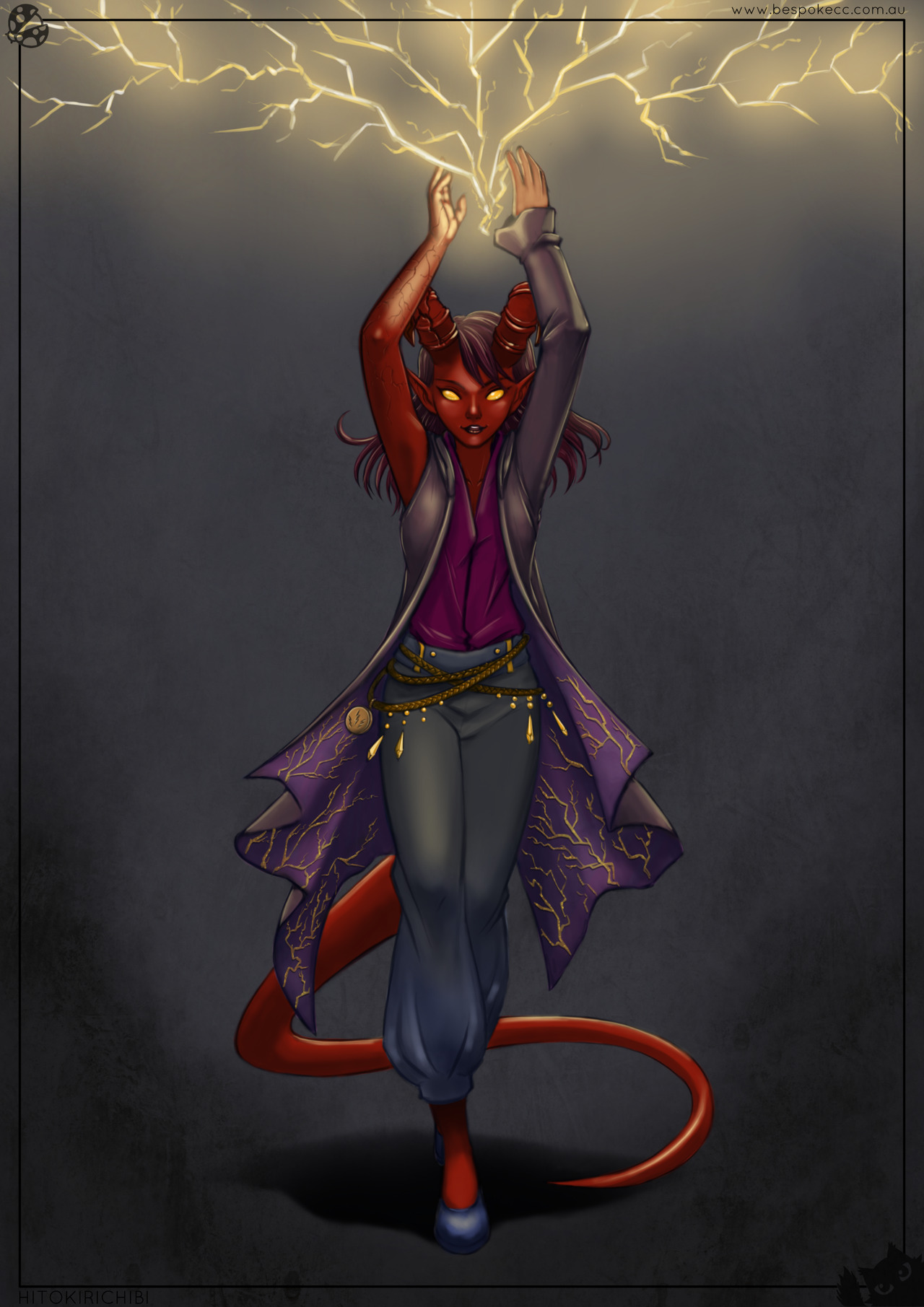 Bespoke Character Creations — Meet Lightning, the Amber Mage. This was...