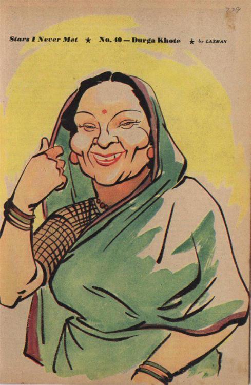 unmattata: In 1952, the celebrated Indian cartoonist R.K. Laxman sketched 40 icons of the Hindi film
