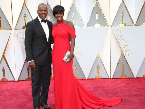 Julius Tennons and Viola Davis. The Oscars 2017.