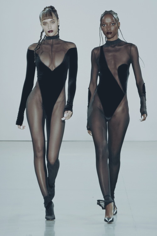 LaQuan Smith / Fall 2020 / RTW Models: Alanna Arrington & Herieth Paul