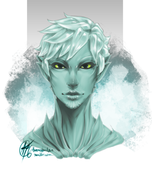 thornedembers: I’ve been testing a new painting style and used Sylphien’s hairstyles thr