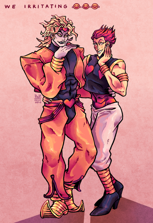 neon-ufo:I was commissioned to draw DIO and