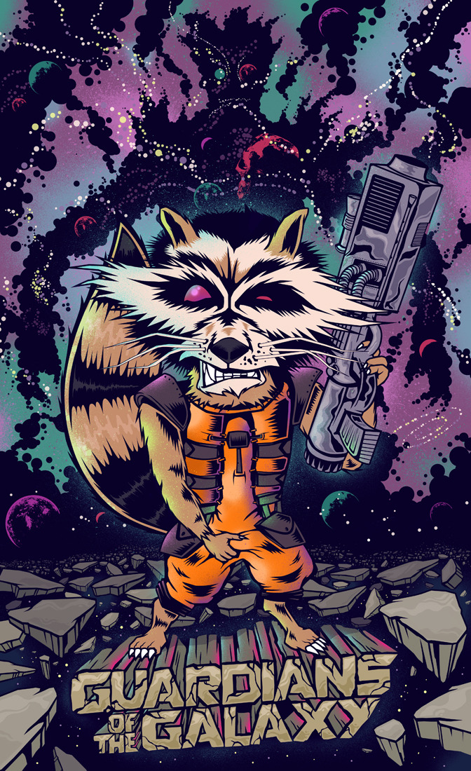 xombiedirge:  Phase 1 of the Poster Posse’s Guardians of The Galaxy poster project,