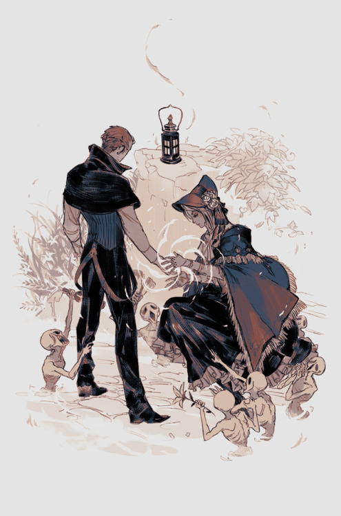 fayren:  It’s been a long time, tumblr <3. I emerge from my dark hole to post a preview of a new 