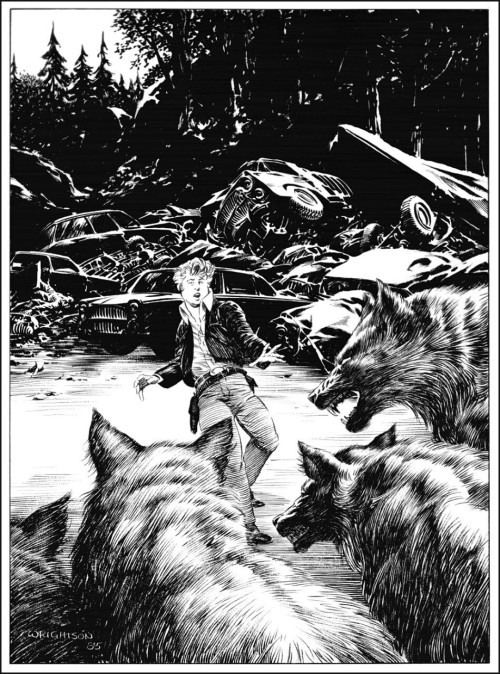 brianmichaelbendis:  Bernie Wrightson ~ Stephen King’s “the Stand” Portfolio. This is part 1 of 2.