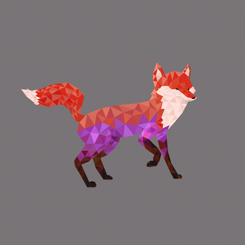 ronenv-post:   Gifs remixed from Pasquale’s Trianganimals.