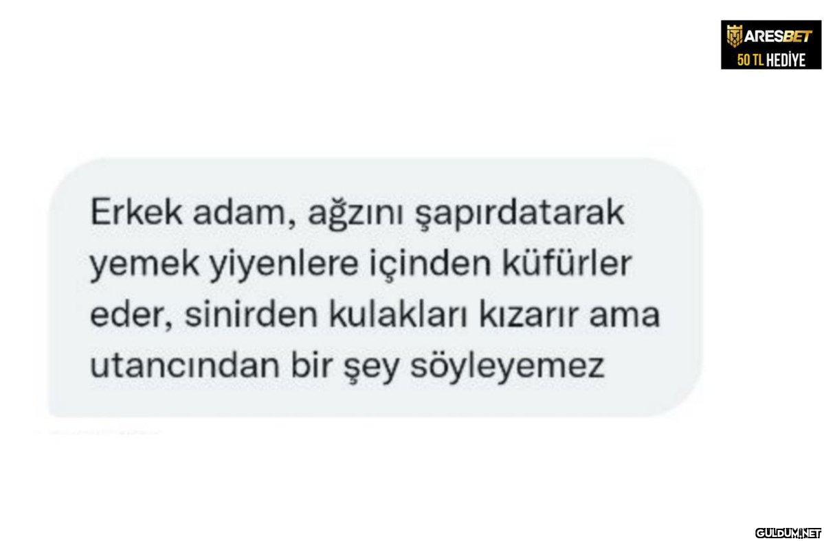 Erkek adam, ağzını...