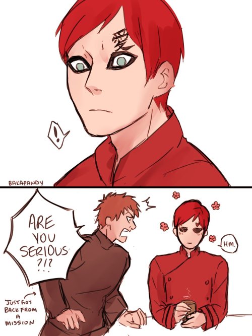 bakapandy:In which Kankurou is a doting uncle and Gaara learns the rewards of becoming a father. BON