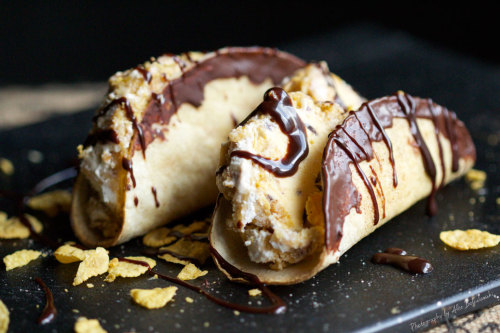 foodfuck:  i really really need you, dessert taco <3 